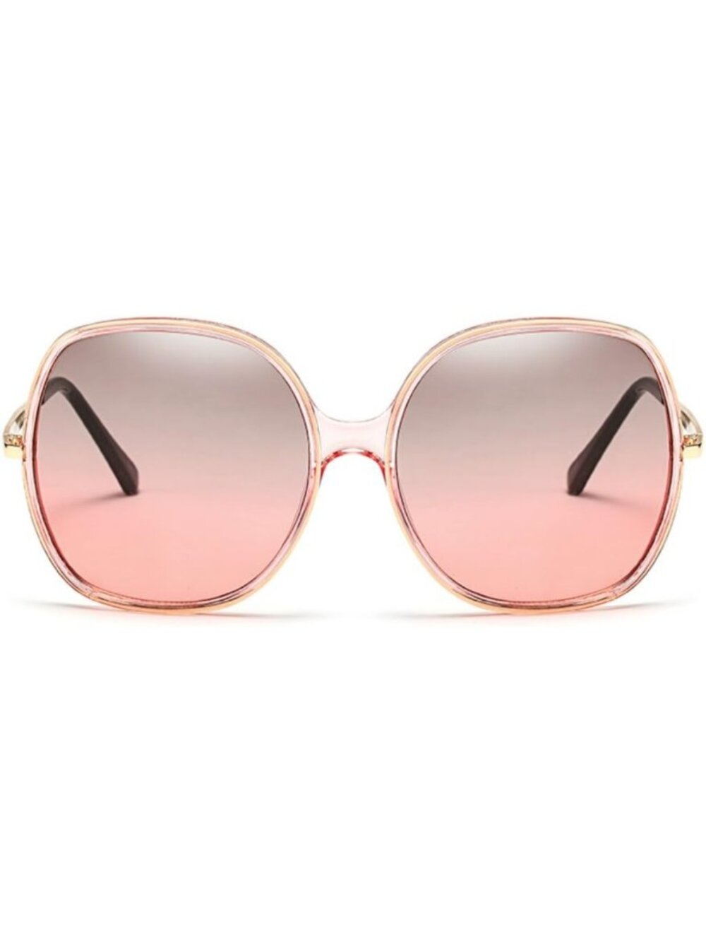 Vintage 70s Oversized Square Sunglasses for Women | Retro Rectangular Plastic